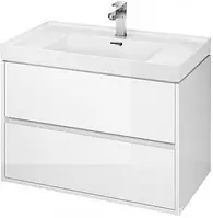 Умивальник з тумбою Cersanit Crea 80 см White (S80-1279)