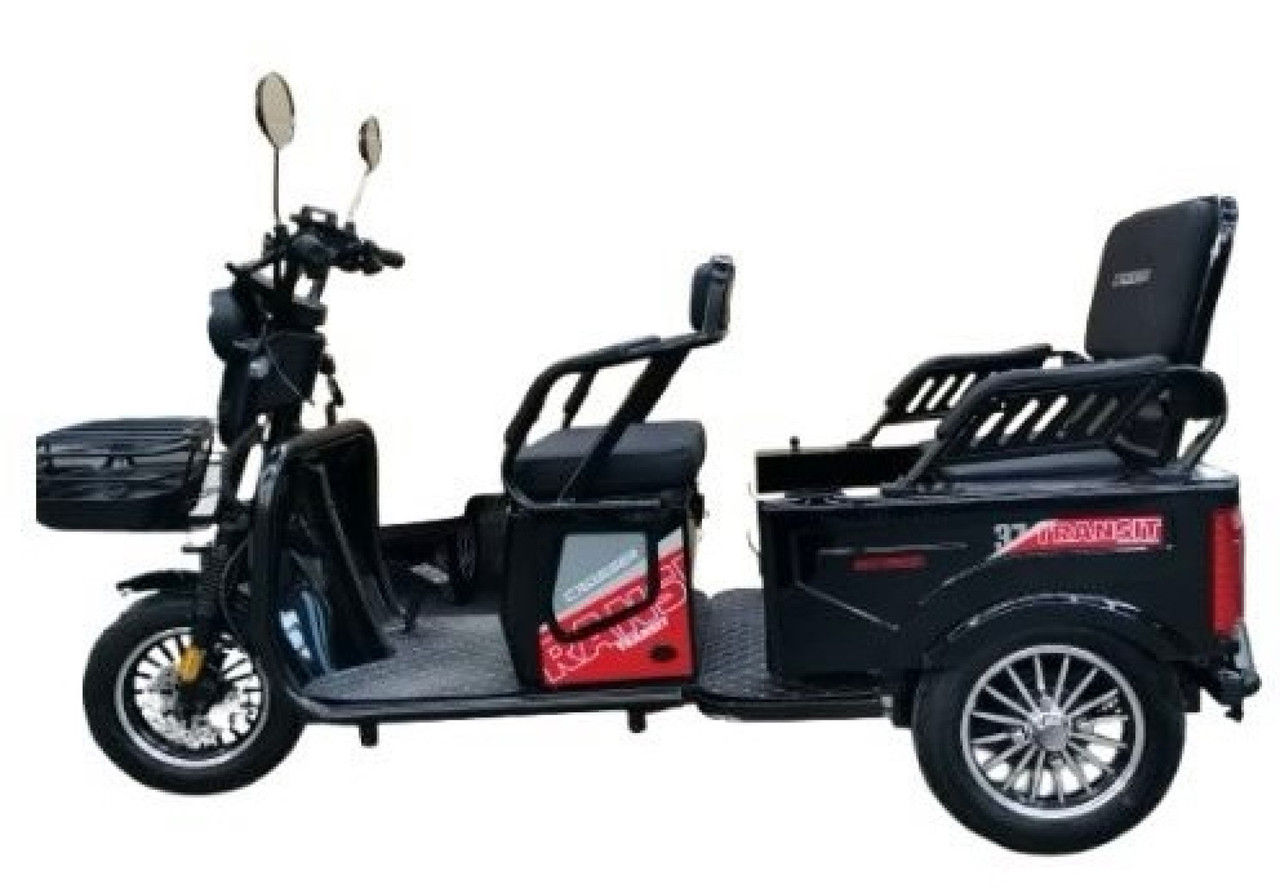 Crosser transit TR-5 800W 72V 20Ah Black  Електроскутер триколісний