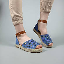 Еспадрильї Kamengsi N38-3 BLUE 37 Синій (N38-3BL)