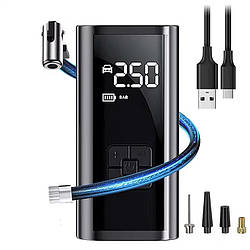 Акумуляторний насос - компресор для авто, мотоцикла, велосипеда з Power Bank Nectronix PR-325