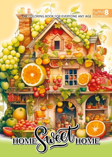 Розмальовка Антистресс Фреш Апельсиновий будинок