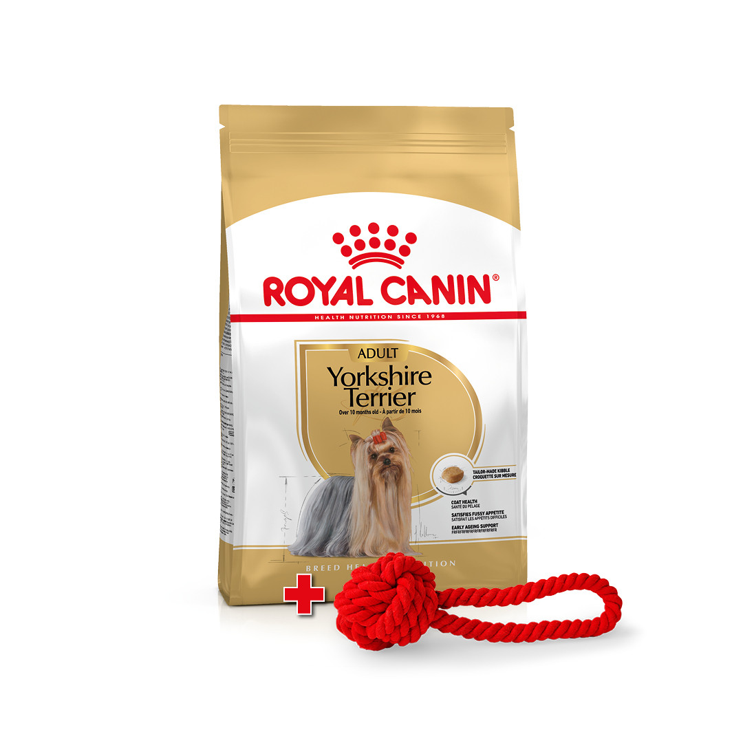 Іграшка в подарунок! Royal Canin Yorkshire Terrier Adult (Роял Канін Йоркшир Тер'єр) сухий корм для дорослих собак., 1.5 КГ