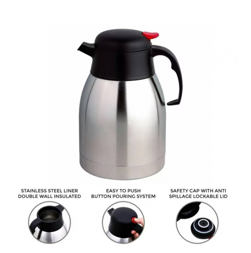 Термос у формі чайника Safety Cap 2,0 л SV227, фото 1