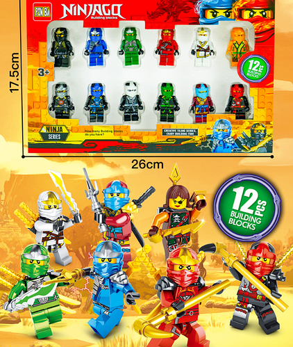 Набор фигурок лего Ниндзяго 12 шт герои, фигурки персонажи Ninjago ...