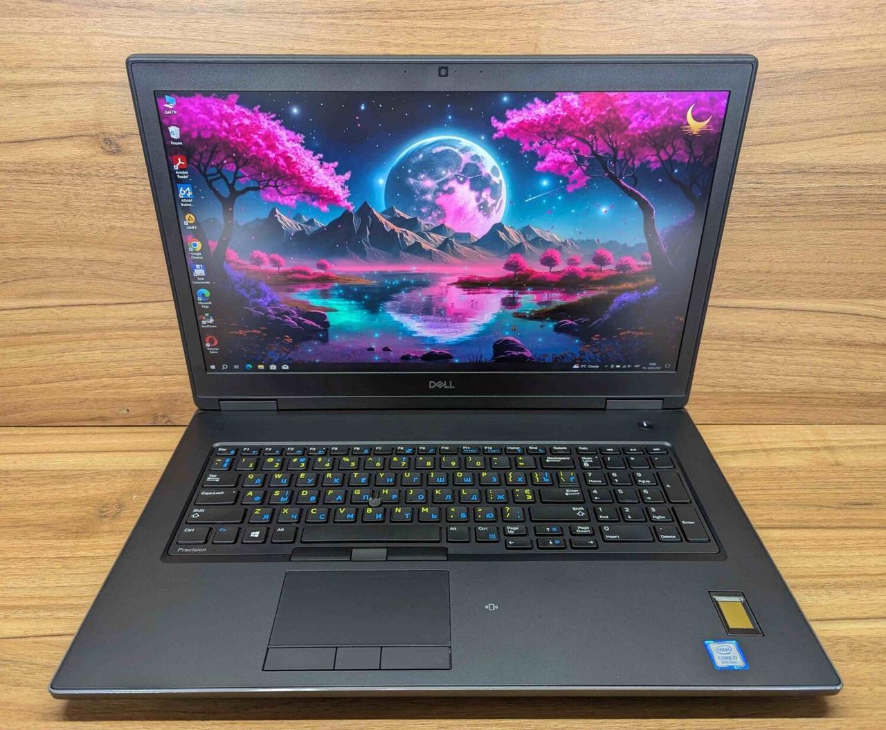 Б/в Ноутбук Dell Precision 7730 17.3" 1920x1080| Core i7-8850H| 32 GB RAM| 512 GB SSD| Quadro P4200 8GB