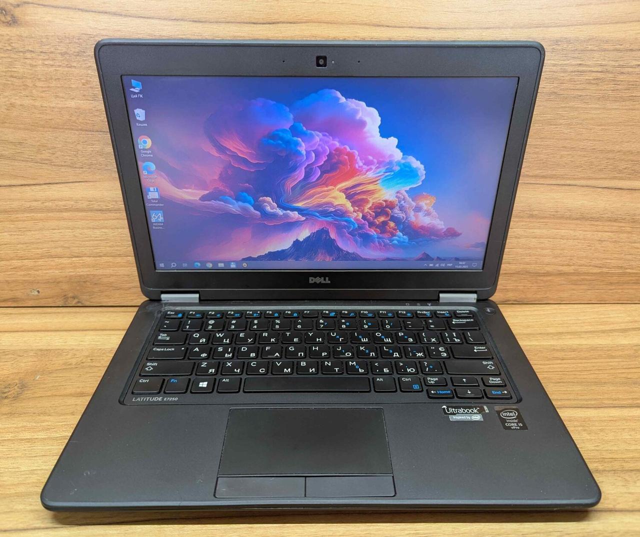 Б/в Нетбук Б-клас Dell Latitude E7250 12.5" 1366x768| Core i5-5300U| 8 GB RAM| 128 GB SSD| HD 5500
