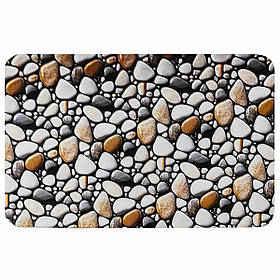 Вологопоглинаючий килимок Галька 40х60см, діатомітовий нековзний вологовбираючий килимок для ванної/передпокою