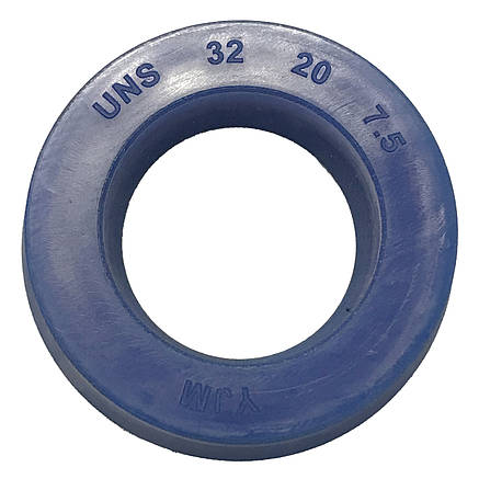 Манжета гідравлічна 32*20*7.5h (32*20-7.5h PU BLUE) JIM (YJM), фото 1