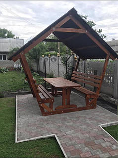 Дерев'яна альтанка, розбірна (на 8 людей) "Релакс"