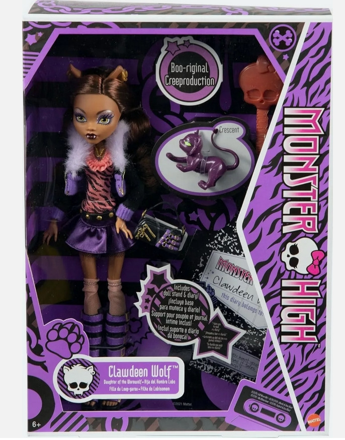 Колекційна Монстер Хай Клодін Вульф базова 2024 Monster High CLAWDEEN WOLF Reproduction, фото 1
