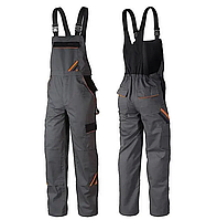 Полукомбинезон рабочий спецовка роба, брюки защитные на лямках, рабочий полукомбинезон, роба