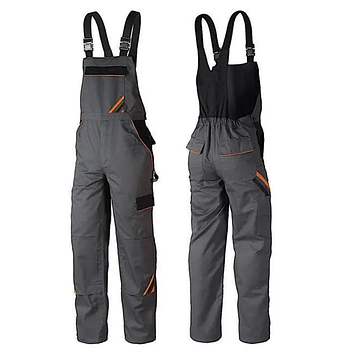 Напівкомбінезон робочий спецівка роба, штани захисні на лямках, робочий захисний напівкомбінезон, роба