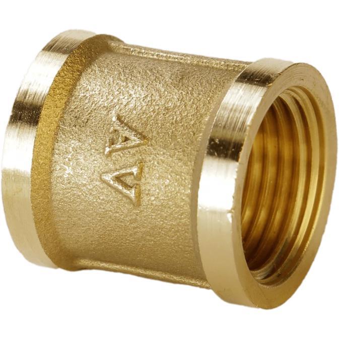 Муфта латунь 1/2 Внутрішня-Внутрішня коротка А0305А, фото 1