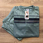 Чоловіча байкова піжама костюм домашній Річард Комплект теплий зимний для дому, фото 8