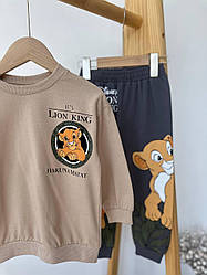 Комплект для хлопчика 2-ка "Lion King" Бежевий 0013 Zara, Бежевый, Для мальчиков, Весна Осень, 104