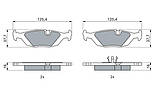 Колодки гальмівні (задні) BMW 3 (E30) 82-94/5 (E28) 81-87/6 (E24) 77-89 M10/M20/M21/M30/M40 0 986 466 751, фото 8