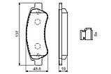 Колодки гальмівні (задні) Citroen Jumper/Fiat Ducato/Peugeot Boxer 06- (з аксесуарами) 0 986 494 604 (BOSCH), фото 8