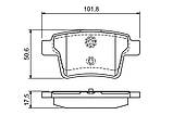 Колодки гальмівні (задні) Ford Mondeo III 00-09/Jaguar X-Type 01-09 0 986 494 076 (BOSCH), фото 6