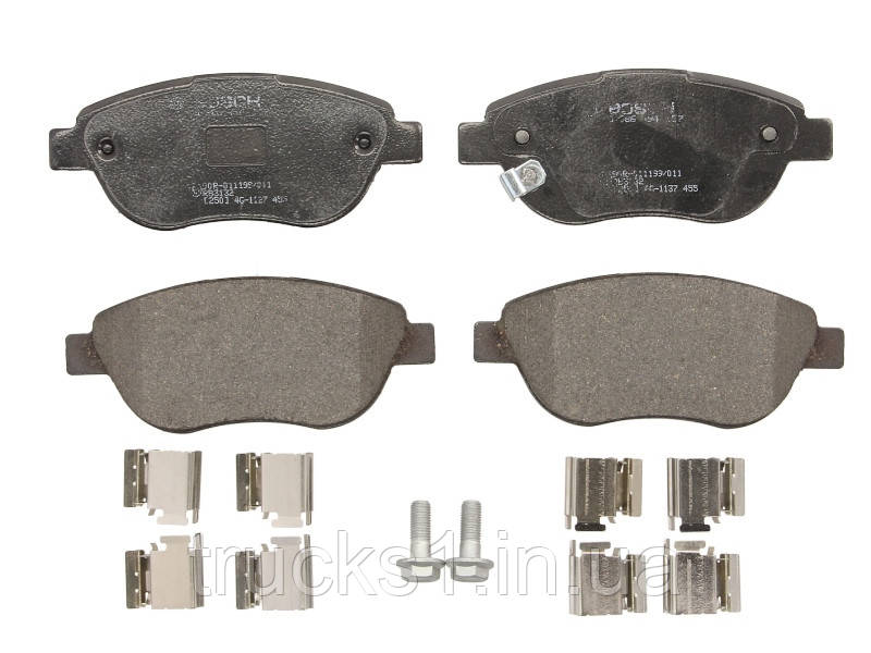 Колодки тормозные (передние) Fiat 500L/Opel Corsa D 06- (Bosch) (з датчиками) 0 986 494 157 (BOSCH), фото 1