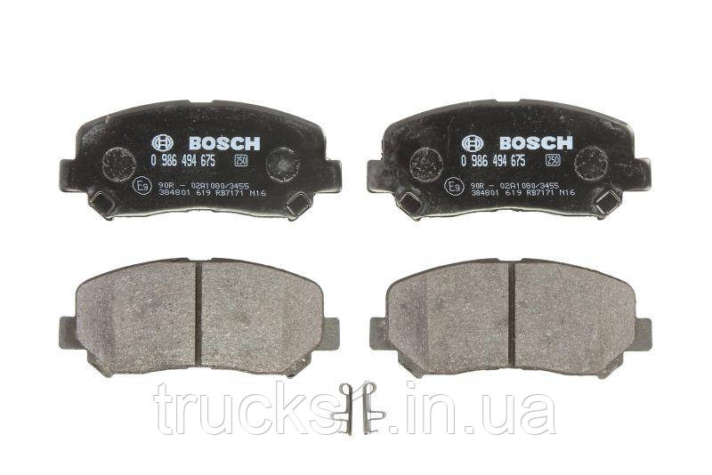 Колодки гальмівні (передні) Mazda CX-5 11- 0 986 494 675 (BOSCH), фото 1
