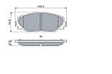 Колодки гальмівні (передні) Toyota RAV4 2.0-3.5/Prius 1.8 05- 0 986 494 174 (BOSCH), фото 6