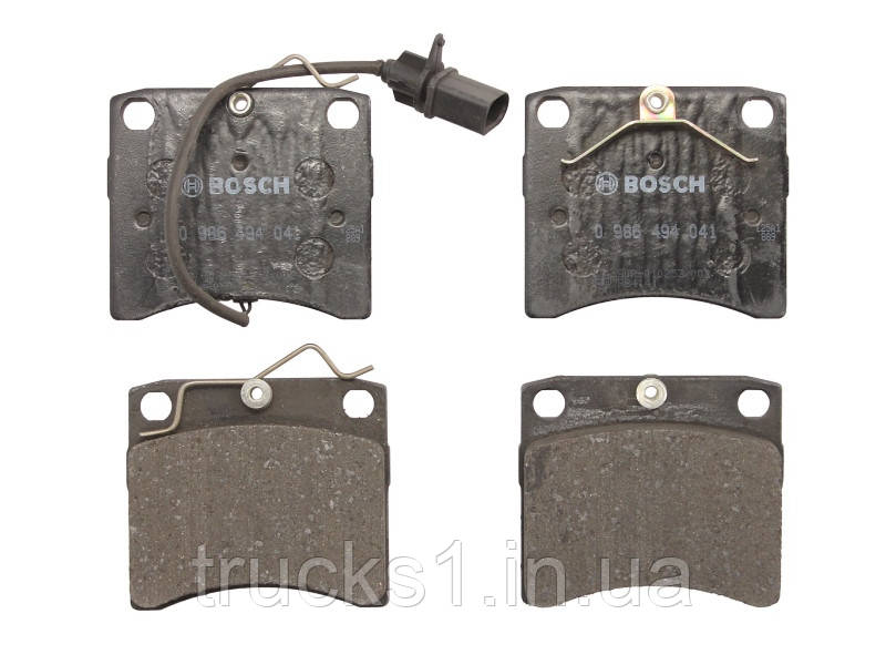 Колодки гальмівні (передні) VW T4 90-03 (+датчик) 0 986 494 041 (BOSCH), фото 1