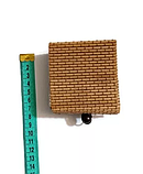 Скринька з натурального бамбука (8.5*8.5*Н4.5). Індонезія.  Акція! Подарункове та сувенірне паковання, фото 10