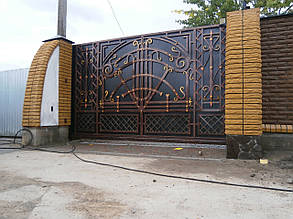 Ворота ковані Хопер, фото 2