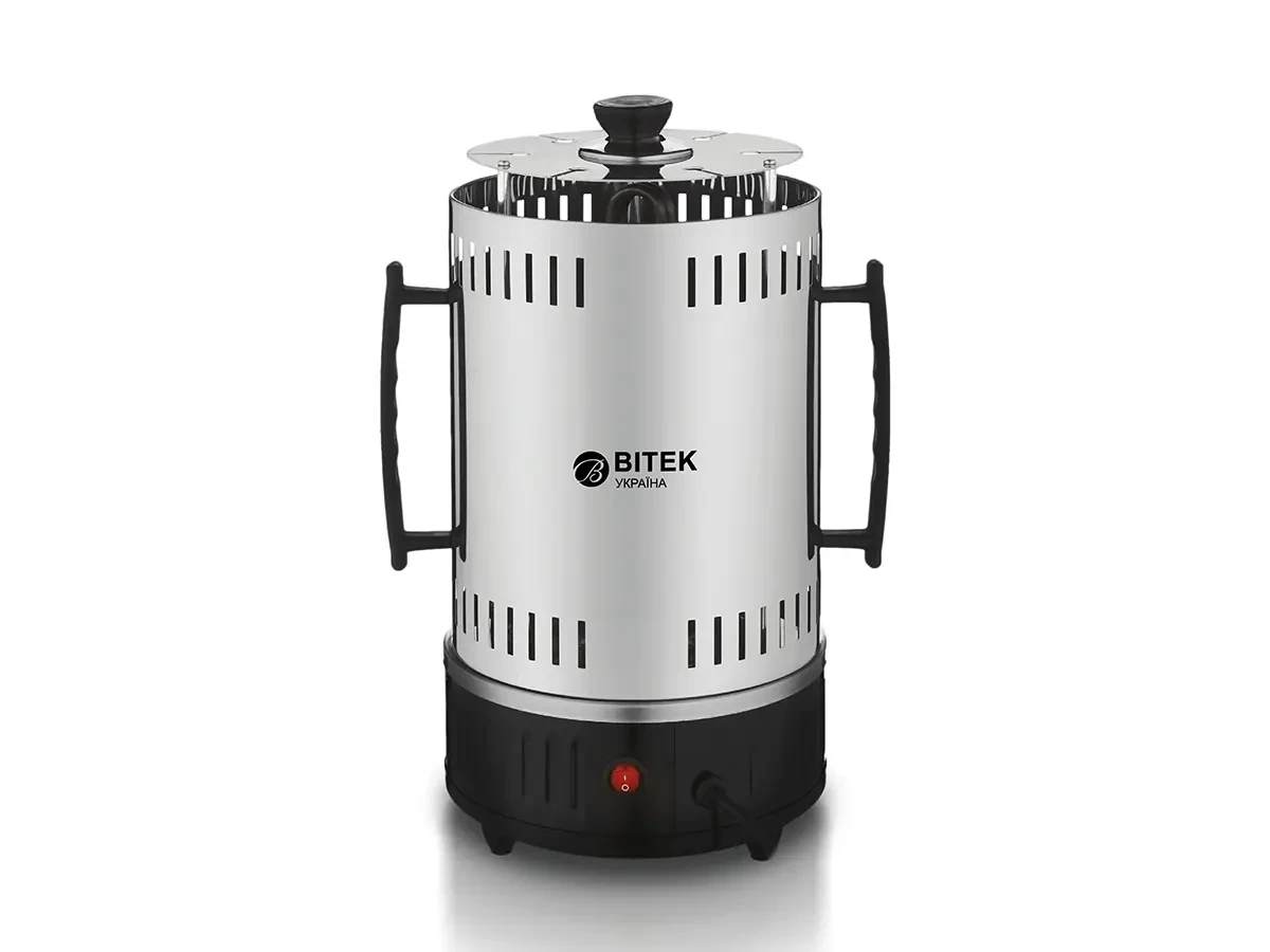 Шашличниця електрична вертикальна 3000 Вт 6 шампурів BITEK BT-8612 6шт 6624, фото 1