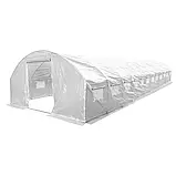 Садова теплиця, парник focus garden 4x12x2 (двійні двері) біла, фото 2