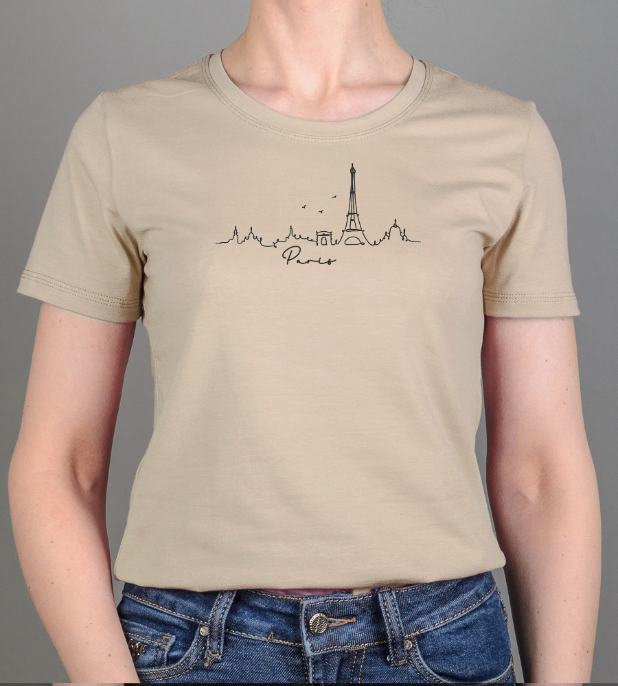 Футболка жіноча Paris 2473ж (Уп.4шт M-XXL), Таш