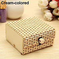 Скринька з натурального бамбука (8.5*8.5*Н4.5). Індонезія.  Акція! Подарункове та сувенірне паковання