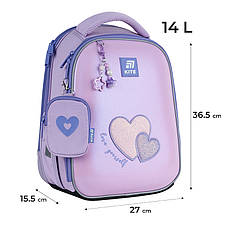 Набір Kite рюкзак + пенал + сумка для взуття SET_K25-555S-7 Sweetheart, фото 3