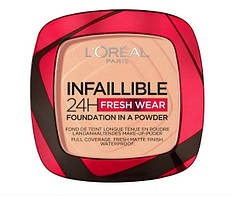 Пудра компактна L'Oreal Paris Infaillible Fresh Wear 245 Golden Honey, 9 г