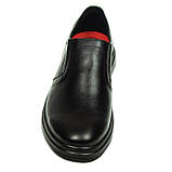 Чоловічі класичні туфлі чорні з натуральної шкіряні Mida 111984(1) розмір 43, фото 3