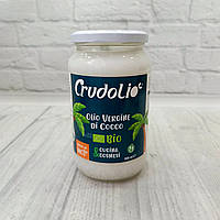 Органічна кокосова олія нерафінована із запахом біо Crudolio Olio Vergine di Cocco Bio 500 г Італія