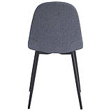 Стілець Лучія чорний/сірий, фото 5