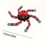 Спіннер - трансформер іграшка антистрес павук 3 кольори, фото 9
