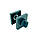 Фіксатор Квадратний WC 49+11 knob Black, фото 3