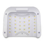 Лампа для манікюру LEDME 5B 120W SILVER з акумулятором, фото 4