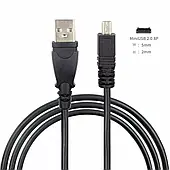 Кабель USB 8pin для фотоапарата Sony Alpha DSLR-A100, DSC-A200, DSC-A300, DSC-A330, DSC-A350, DSC-A700, A900