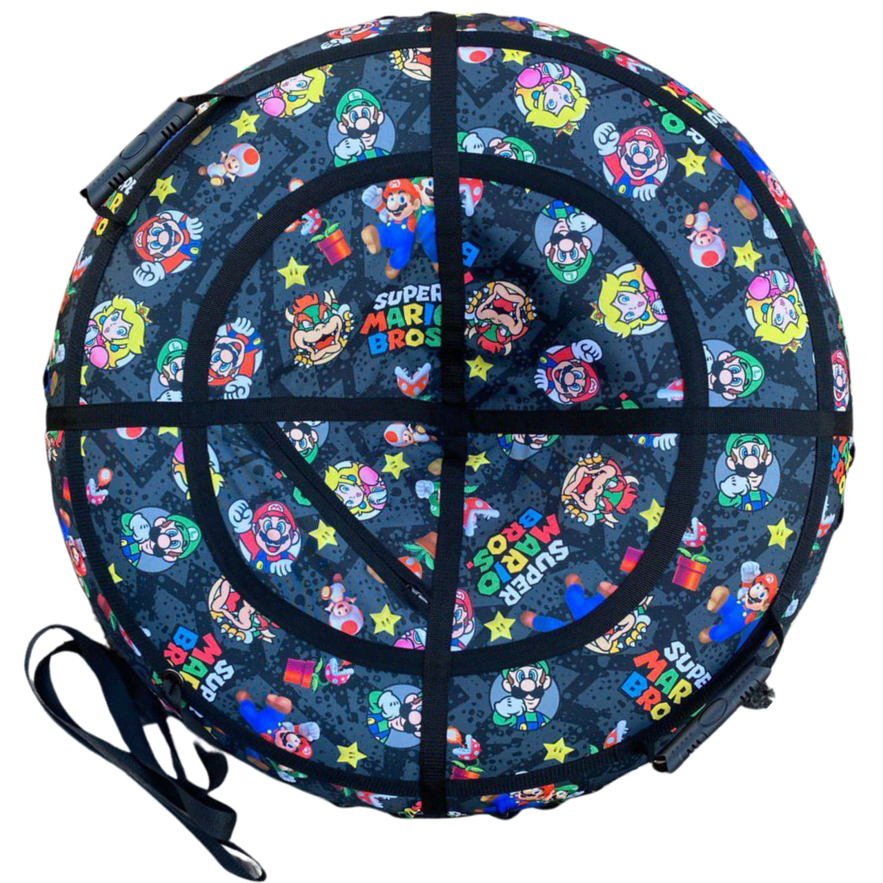 Тюбінг Надувні санки Super Mario-2.0 Brother 100 см Люкс для катання з гірки, камера 13"