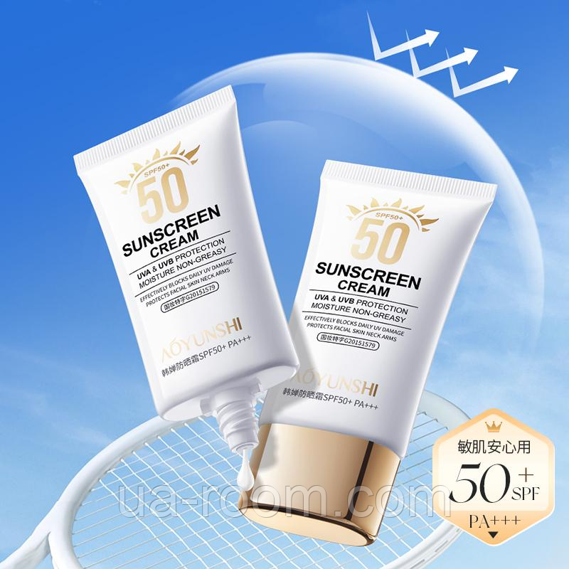 Солнцезащитный крем AOYUNSHI Active Silky Sun Cream SPF50+/PA+++, 40 мл.