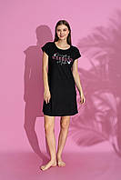 Футболка-туника Comfort, черная