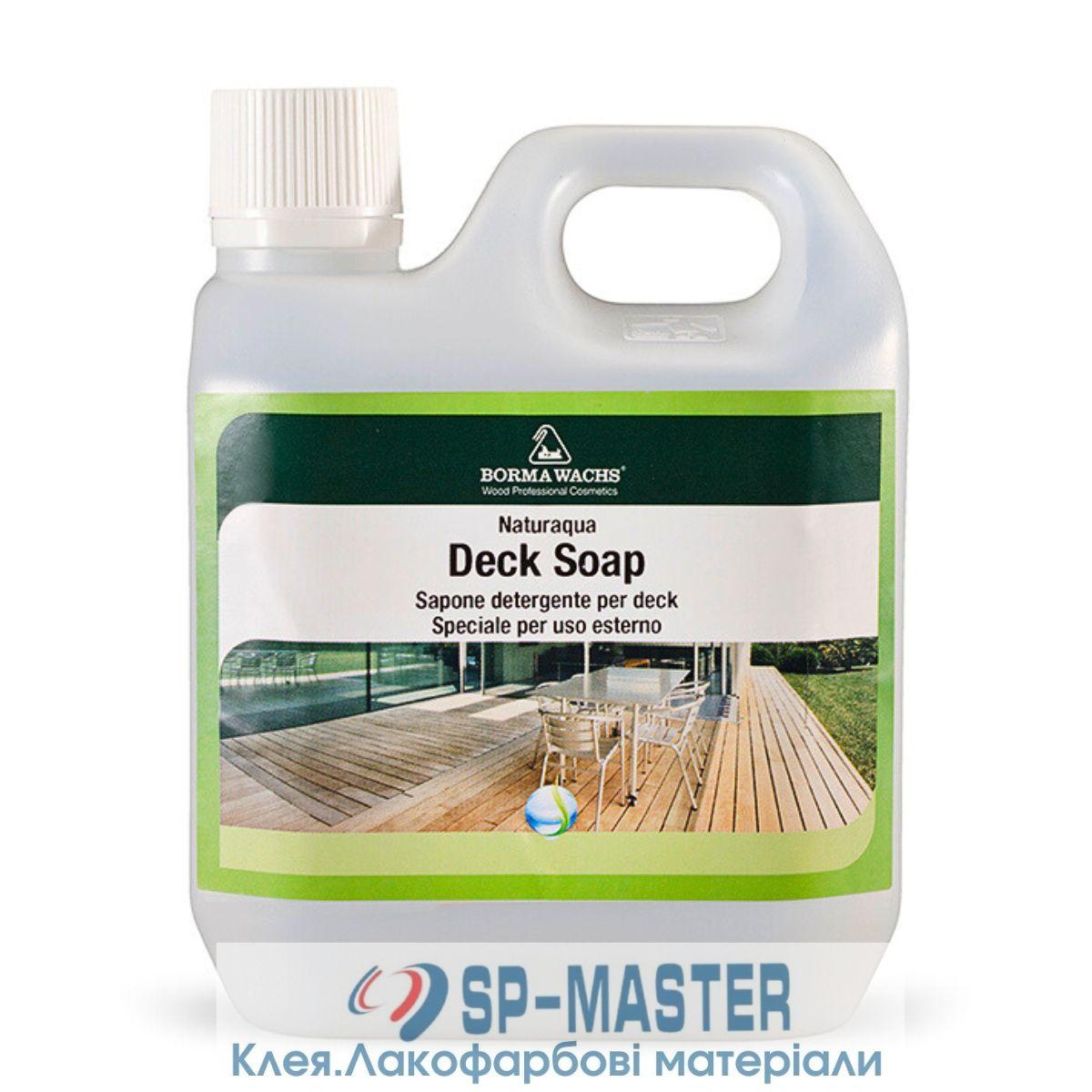 Миючий засіб для дерева концентрат 1л Deck soap Borma Очистка дерев'яних поверхонь