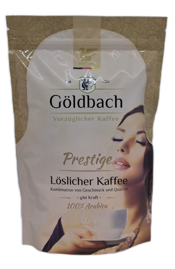 Кава розчинна Goldbach Prestige 100% арабіка м/у 200 гр