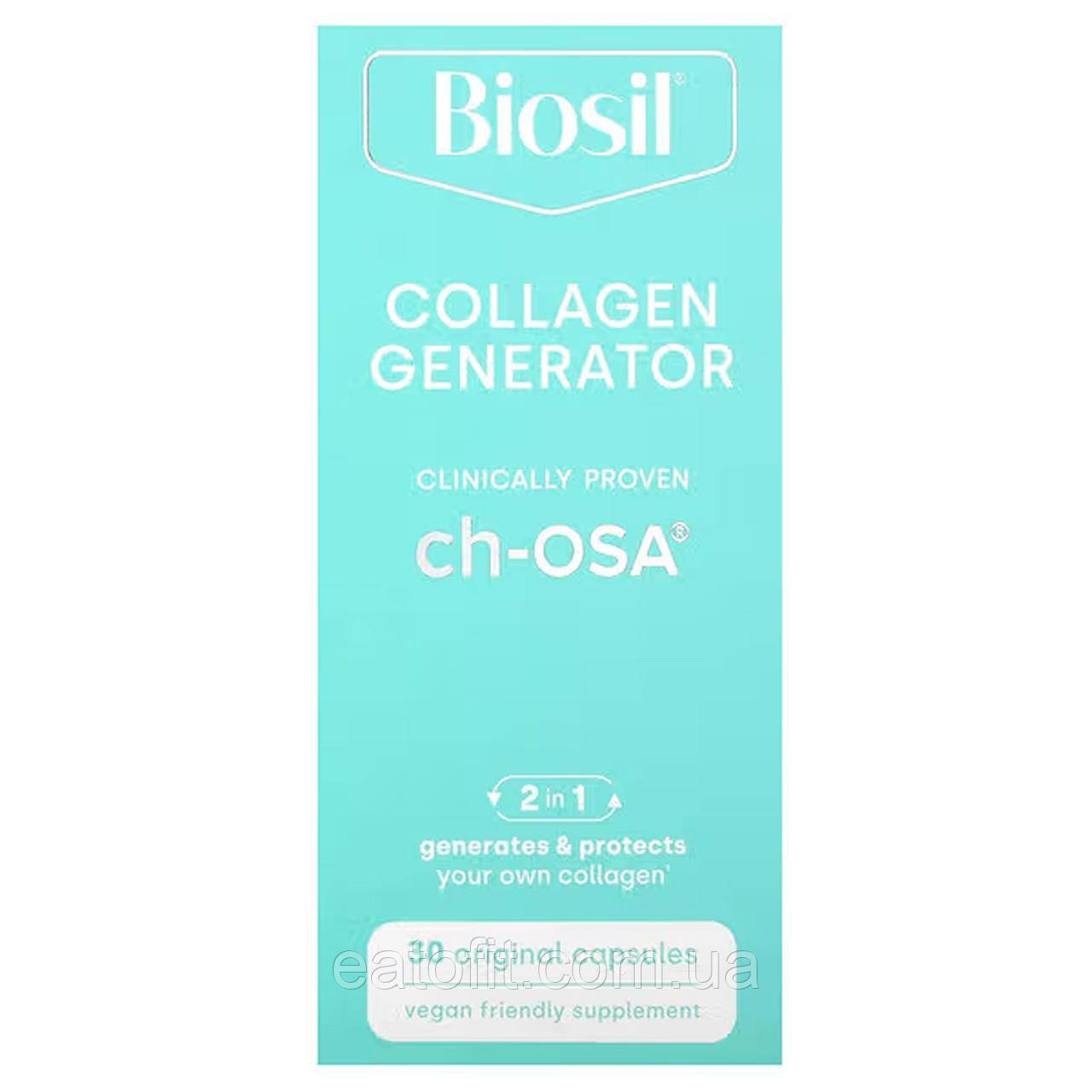 БіоСил Генератор Колагену (BioSil ch-OSA Advanced Collagen Generator) 30 капсул NFS-39182
