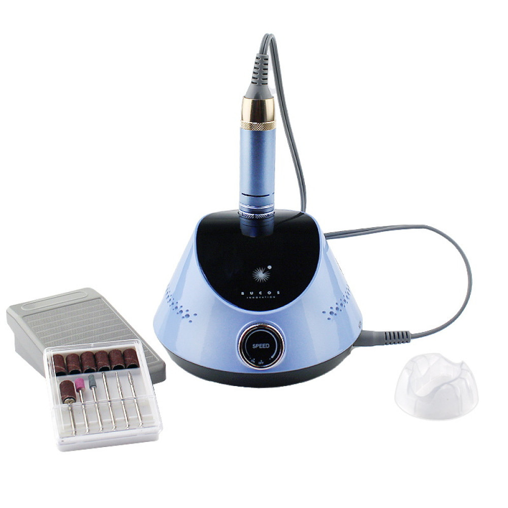 Фрезер для манікюру Bucos Nail Drill X2 PRO BLUE OCEAN 65 Ватт, 35 000 об/хв.