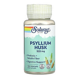 Псилліум Лушпиння насіння подорожника (Psyllium Husk) 525 мг 100 капсул SOR-01460