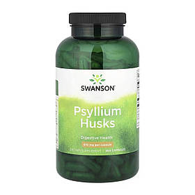 Лушпиння насіння подорожника (Psyllium Husks) 610 мг 300 капсул SWV-11077